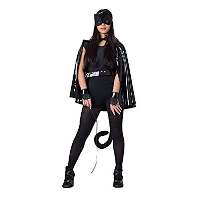 Dress Up America Set Costume da Gatto Nero per Adolescenti e Adulti Vestito da Gatto da Donna Include Mantello, Maschera e Altro Dress Up America Set Costume da Gatto Nero per Adolescenti e Adulti Vestito da Gatto da Donna Include Mantello, Maschera e Altro