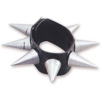 Bristol Novelty Bracciale Spike Unisex Adulto Argento, Taglia Unica Halloween Halloween Bristol Novelty Bracciale Spike Unisex Adulto Argento, Taglia Unica Halloween Halloween