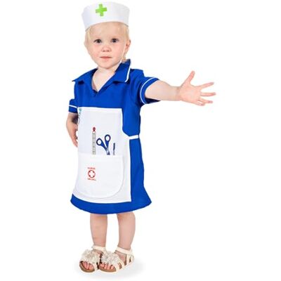 Pretend to Bee Costume da infermiera per bambini di alta qualità da 18 a 24 mesi, ideale per bambini e bambini, per vestire i vestiti per bambine e bambini Pretend to Bee Costume da infermiera per bambini di alta qualità da 18 a 24 mesi, ideale per bambini e bambini, per vestire i vestiti per bambine e bambini