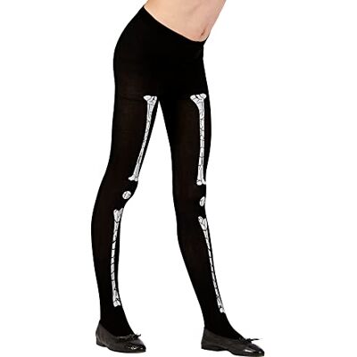 CARTOON Collant per bambini 70 den calze con decorazione ossa di scheletro per travestimenti halloween CARTOON Collant per bambini 70 den calze con decorazione ossa di scheletro per travestimenti halloween