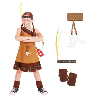 Fun Shack Costume Indiana Bambina, Costume Western Halloween Bambina, M Fun Shack Costume Indiana Bambina, Costume Western Halloween Bambina, M