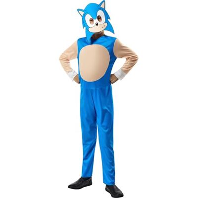 Costume Sonic di Rubie'S Spain per bambini 7-8 anni - Costume Costume Sonic di Rubie'S Spain per bambini 7-8 anni - Costume