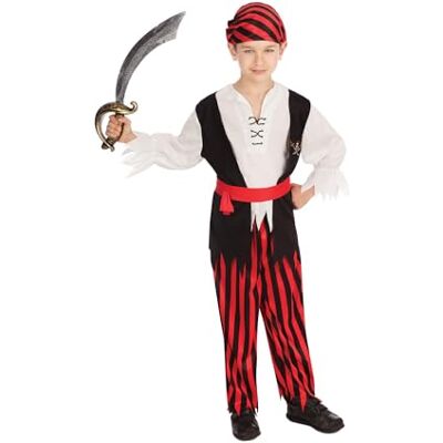 Bristol Novelty Fancy Me Ragazzi 4 Pezzo Rosso Nero Pirata Party Giornata Mondiale del Libro Settimana Halloween Costume da Carnevale Vestito 4-12 Anni 10-12 Years Bristol Novelty Fancy Me Ragazzi 4 Pezzo Rosso Nero Pirata Party Giornata Mondiale del Libro Settimana Halloween Costume da Carnevale Vestito 4-12 Anni 10-12 Years