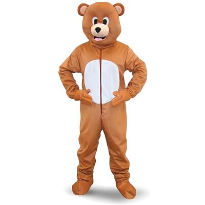 Dress Up America Mascotte dell'orso bruno per bambini e adulti Dress Up America Mascotte dell'orso bruno per bambini e adulti