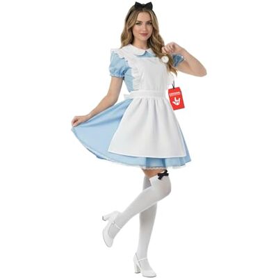 Fun Shack Costume Alice nel Paese delle Meraviglie Donna, Halloween, M Fun Shack Costume Alice nel Paese delle Meraviglie Donna, Halloween, M
