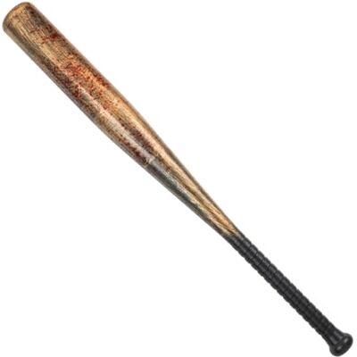 CARTOON Mazza da baseball insanguinata bastone 72 cm accessorio per costumi e travestimenti carnevale halloween cosplay feste a tema CARTOON Mazza da baseball insanguinata bastone 72 cm accessorio per costumi e travestimenti carnevale halloween cosplay feste a tema