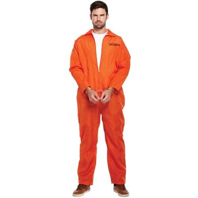 HENBRANDT Costume Fancy Dress Prigioniero (Arancione) HENBRANDT Costume Fancy Dress Prigioniero (Arancione)