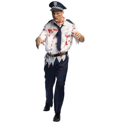 Boland Costume adulto poliziotto zombie, costume per adulti, costumi in maschera, Halloween, poliziotto horror Boland Costume adulto poliziotto zombie, costume per adulti, costumi in maschera, Halloween, poliziotto horror