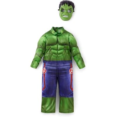 Disney Costume ufficiale Hulk per bambini – Costume di carnevale Marvel Supereroi Disney Costume ufficiale Hulk per bambini – Costume di carnevale Marvel Supereroi