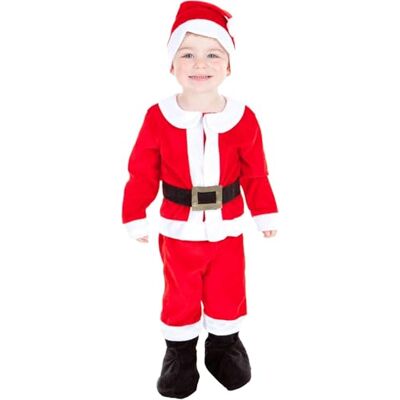 Pretend to Bee Costume da Babbo Natale per bambini, ideale per Natale, set di 3 pezzi in velluto, 3-5 anni Pretend to Bee Costume da Babbo Natale per bambini, ideale per Natale, set di 3 pezzi in velluto, 3-5 anni