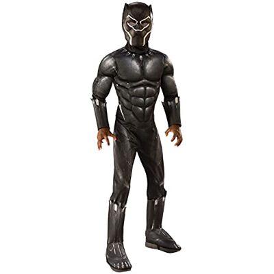 Rubie's Rubies Costume Ufficiale Avengers Black Panther, per Bambini, Taglia L, età 8-10, Altezza 147 cm, Halloween Rubie's Rubies Costume Ufficiale Avengers Black Panther, per Bambini, Taglia L, età 8-10, Altezza 147 cm, Halloween