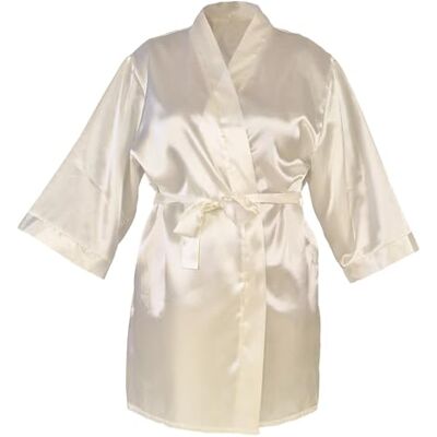 Folat Vestaglia da Sposa Accappatoio – Bride – Wedding – Bianco Accessori per festa di matrimonio, addio al nubilato Folat Vestaglia da Sposa Accappatoio – Bride – Wedding – Bianco Accessori per festa di matrimonio, addio al nubilato