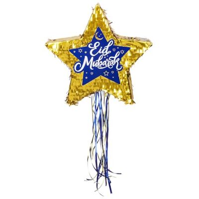Boland Pinata Star Eid Mubarak, 44 x 44 x 8 cm, decorazione da appendere, decorazione per compleanno, festa del motto e carnevale Boland Pinata Star Eid Mubarak, 44 x 44 x 8 cm, decorazione da appendere, decorazione per compleanno, festa del motto e carnevale