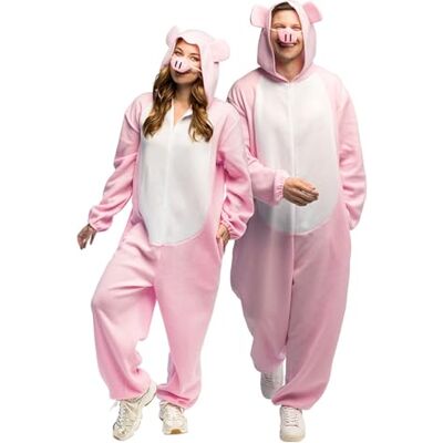 Boland Costume da maialino, da animale, tuta in peluche, di Carnevale per feste a tema, maialino Boland Costume da maialino, da animale, tuta in peluche, di Carnevale per feste a tema, maialino