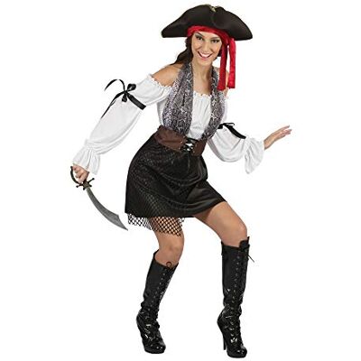 Bristol Novelty Costume da Piratessa, da Donna, Multicolore, Taglia Unica Halloween Bristol Novelty Costume da Piratessa, da Donna, Multicolore, Taglia Unica Halloween