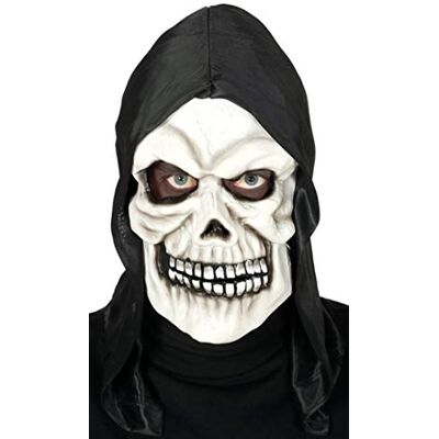 Guirca Maschera di teschio con cappuccio - Maschera di costume Guirca Maschera di teschio con cappuccio - Maschera di costume