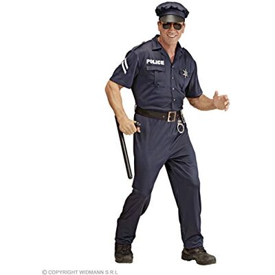 e-Carnavalskleding.nl - Agent Carlo - Blu - XL - Costume di polizia e-Carnavalskleding.nl - Agent Carlo - Blu - XL - Costume di polizia
