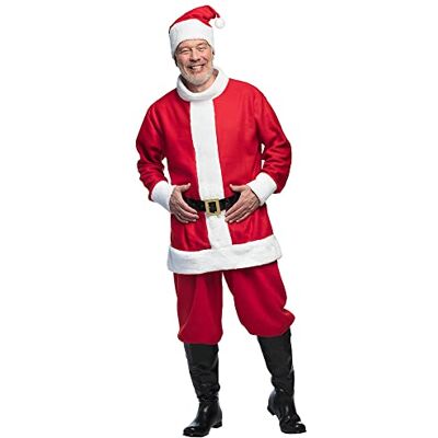 Boland Costume Babbo Natale, taglia M/L per adulti, 4 pezzi, costume da Babbo Natale, costume da Babbo Natale Boland Costume Babbo Natale, taglia M/L per adulti, 4 pezzi, costume da Babbo Natale, costume da Babbo Natale