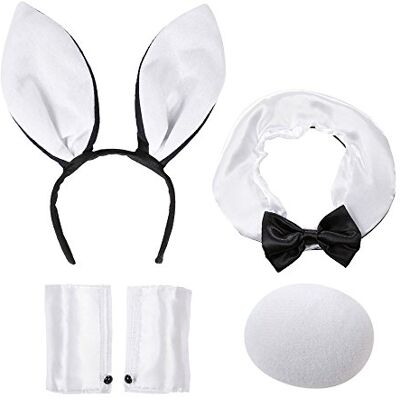 W WIDMANN MILANO Party Fashion Set da coniglio, 5 pezzi W WIDMANN MILANO Party Fashion Set da coniglio, 5 pezzi