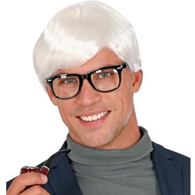 W WIDMANN MILANO Party Fashion parrucca per diversi personaggi, capelli sintetici, parrucca corta per carnevale W WIDMANN MILANO Party Fashion parrucca per diversi personaggi, capelli sintetici, parrucca corta per carnevale