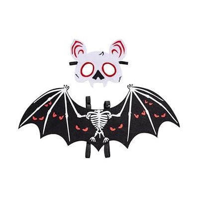 Carnival Toys SET PISTRELLO IN FELTRO (MASCHERA E ALI H.cm.24X58 CA.) IN Busta Con CAVALLOTTO Carnival Toys SET PISTRELLO IN FELTRO (MASCHERA E ALI H.cm.24X58 CA.) IN Busta Con CAVALLOTTO