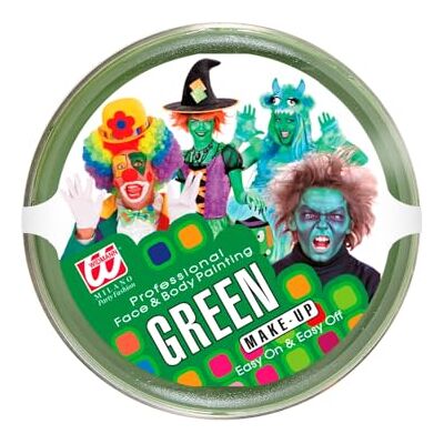 CARTOON Accessori per travestimenti halloween carnevale trucco verde 25 gr make up per decorare il viso CARTOON Accessori per travestimenti halloween carnevale trucco verde 25 gr make up per decorare il viso
