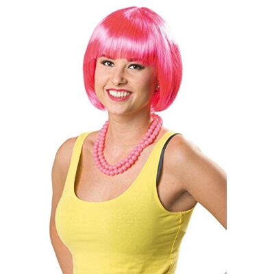 Folat Parrucca bob rosa neon Folat Parrucca bob rosa neon
