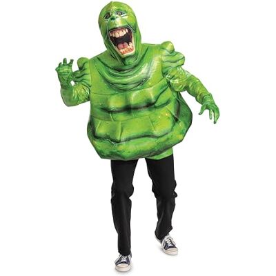 Disguise Costume più sottile per adulti, costume Ofifical Ghostbusters Frozen Empire Slimer, taglia unica Disguise Costume più sottile per adulti, costume Ofifical Ghostbusters Frozen Empire Slimer, taglia unica