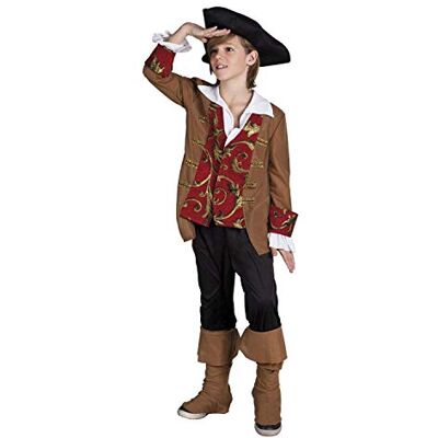 Boland 82243 Costume da pirata Pedro per bambini, costume di carnevale per feste a tema, Halloween o carnevale, marinaio Boland 82243 Costume da pirata Pedro per bambini, costume di carnevale per feste a tema, Halloween o carnevale, marinaio