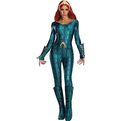 Rubie's Rubies Costume ufficiale DC Aquaman The Movie, da donna, deluxe Mera, taglia M, per Halloween Rubie's Rubies Costume ufficiale DC Aquaman The Movie, da donna, deluxe Mera, taglia M, per Halloween
