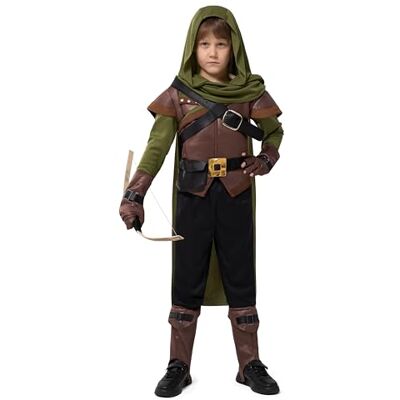 Spooktacular Creations Robin Hood Costume per bambini (medio (8-10 anni)) Spooktacular Creations Robin Hood Costume per bambini (medio (8-10 anni))