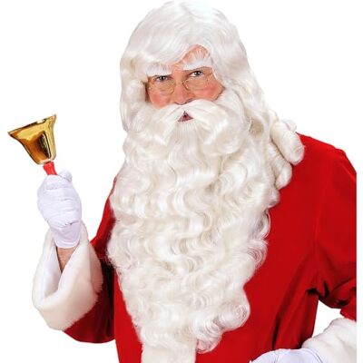 CARTOON Parrucca con barba baffi e sopracciglia Babbo Natale accessorio per travestimento carnevale natale feste a tema CARTOON Parrucca con barba baffi e sopracciglia Babbo Natale accessorio per travestimento carnevale natale feste a tema
