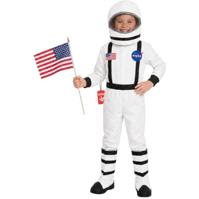 Fun Shack Costume Astronauta Bambino, Costume Spaziale Halloween, M Fun Shack Costume Astronauta Bambino, Costume Spaziale Halloween, M