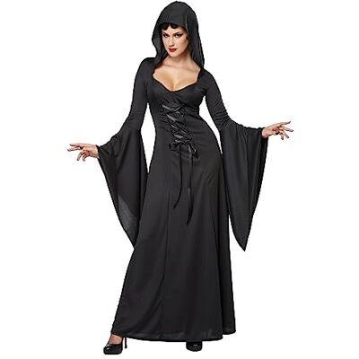 California Costumes Déguisement sorcière noire pour femme Halloween Jadeo California Costumes Déguisement sorcière noire pour femme Halloween Jadeo