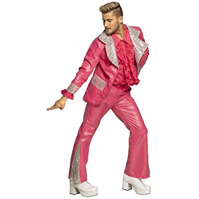 Boland Costume da Disco King, giacca, camicia e pantaloni, costume da uomo, anni '70, festa a tema, carnevale Boland Costume da Disco King, giacca, camicia e pantaloni, costume da uomo, anni '70, festa a tema, carnevale
