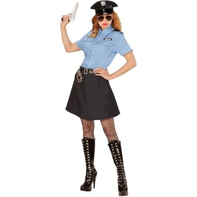 W WIDMANN MILANO Party Fashion Costume poliziotta, uniforme, poliziotto, polizia, in maschera, carnevale W WIDMANN MILANO Party Fashion Costume poliziotta, uniforme, poliziotto, polizia, in maschera, carnevale