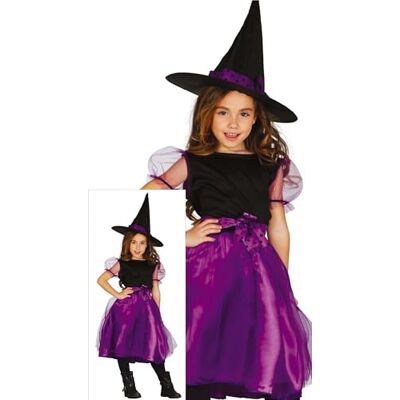 Fiestas Guirca - Strega Viola Bambino Taglia 3-4 Anni - Costume da Strega Viola per Bambini Fiestas Guirca - Strega Viola Bambino Taglia 3-4 Anni - Costume da Strega Viola per Bambini