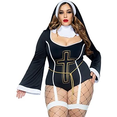 Leg Avenue Costume da donna Plus Size Sister Sin Nun Leg Avenue Costume da donna Plus Size Sister Sin Nun
