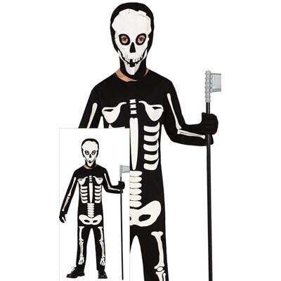 Costume scheletro per bambini 3-4 anni - Senza marca Costume scheletro per bambini 3-4 anni - Senza marca