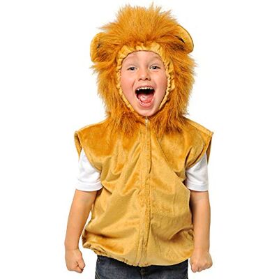 Pretend to Bee Costume da leone selvatico per bambini, unisex, marrone, 3-7 anni Pretend to Bee Costume da leone selvatico per bambini, unisex, marrone, 3-7 anni