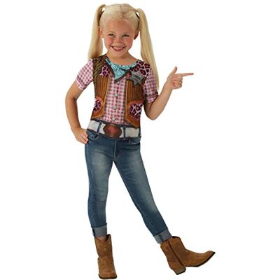 Rubie's Costume da cowgirl, costume ufficiale della settimana dei costumi per bambini Rubie's Costume da cowgirl, costume ufficiale della settimana dei costumi per bambini