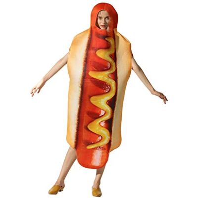 EraSpooky Hot dog Costume Halloween Lungo un Piede EraSpooky Hot dog Costume Halloween Lungo un Piede