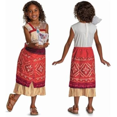 Disney Moana 2 Vestito da donna Moana, multicolore Disney Moana 2 Vestito da donna Moana, multicolore