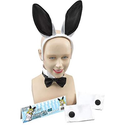 Bristol Novelty - Set Accessori Costume Dalmata e Suono, Colore Nero, Taglia Unica, Bristol Novelty - Set Accessori Costume Dalmata e Suono, Colore Nero, Taglia Unica,