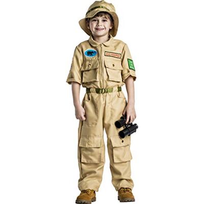 Dress Up America Costume da Ranger per Bambini Set Esploratore Safari con Gilet e Cappello per Bimbi e Bimbe Vestito da Guardiano dello Zoo per Giochi di Ruolo e Carnevale Taglie Varie Dress Up America Costume da Ranger per Bambini Set Esploratore Safari con Gilet e Cappello per Bimbi e Bimbe Vestito da Guardiano dello Zoo per Giochi di Ruolo e Carnevale Taglie Varie