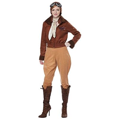 California Costumes Women's Amelia Earhart Fancy Dress Costume Medium California Costumes Women's Amelia Earhart Fancy Dress Costume Medium