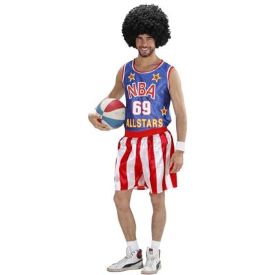 W WIDMANN MILANO Party Fashion Costume da giocatore di basket, sportivo, costumi di carnevale W WIDMANN MILANO Party Fashion Costume da giocatore di basket, sportivo, costumi di carnevale