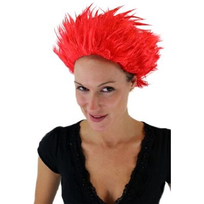 WIG ME UP Parrucca Carnevale Demone Diavolo Loki Rosso Fuoco VZ-037 WIG ME UP Parrucca Carnevale Demone Diavolo Loki Rosso Fuoco VZ-037