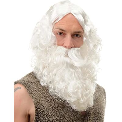 WIG ME UP Parrucca & Barba Carnevale Babbo Natale Santa Claus 6095A+B WIG ME UP Parrucca & Barba Carnevale Babbo Natale Santa Claus 6095A+B