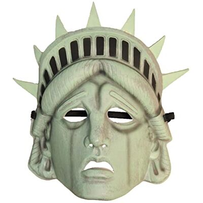 Bristol Novelty Maschera Lost Liberty, Unisex, Verde Halloween Bristol Novelty Maschera Lost Liberty, Unisex, Verde Halloween